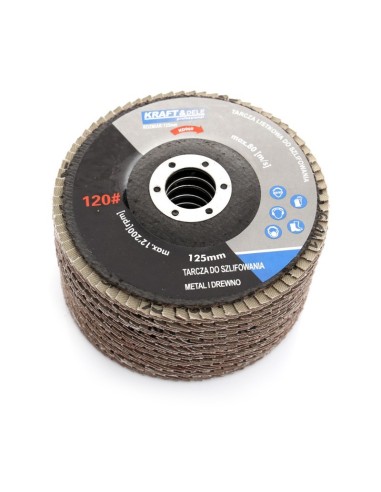 Set disc de taiere, 10 buc 125mm P40, KD965, Kraft&Dele