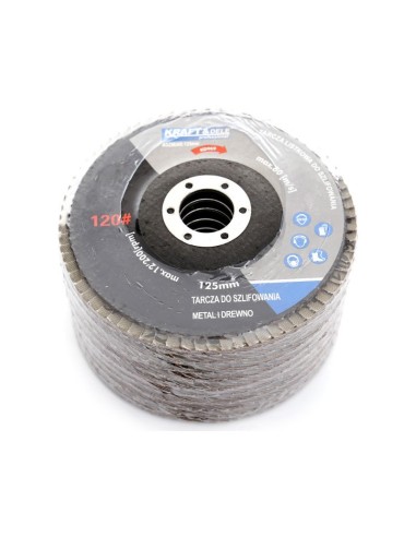 Set disc de taiere, 10 buc 125mm P100, KD968, Kraft&Dele