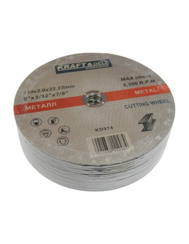 Disc de taiere, 230x2,0x22,23mm, KD974, Kraft&Dele