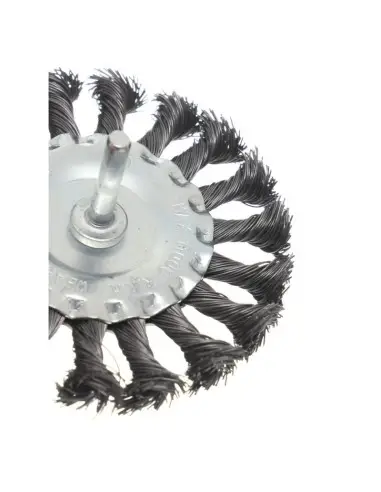 Perie disc cu tija, 100mm, KD10988, Kraft&Dele