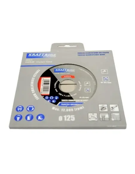 Disc de taiere beton, 125x7x22.23, KD924, Kraft&Dele Disc de taiere beton, 125x7x22.23, KD924, Kraft&Dele