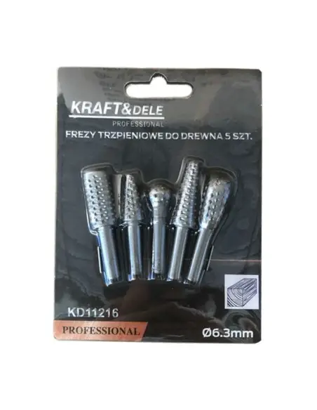 Freze pentru lemn, 5 buc, KD11216, Kraft&Dele