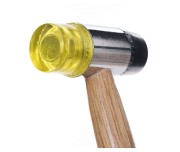 Ciocan cauciuc, 30mm cu maner din lemn, KD903, Kraft&Dele