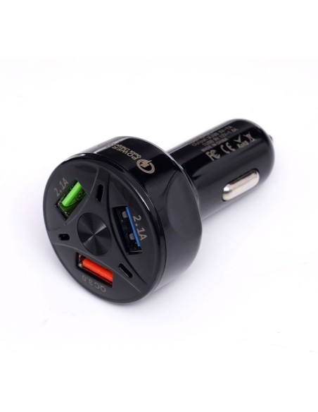 Incarcator auto, 3 porturi USB Quick Charge, KD1238, Kraft&Dele