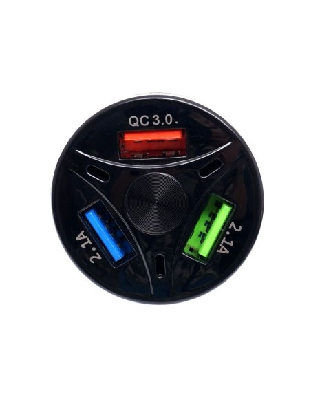 Incarcator auto, 3 porturi USB Quick Charge, KD1238, Kraft&Dele