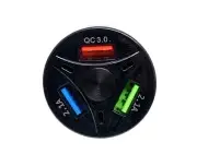 Incarcator auto, 3 porturi USB Quick Charge, KD1238, Kraft&Dele