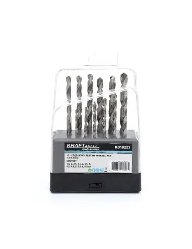 Burghie pentru metal si lemn, 13 buc, KD10223, Kraft&Dele