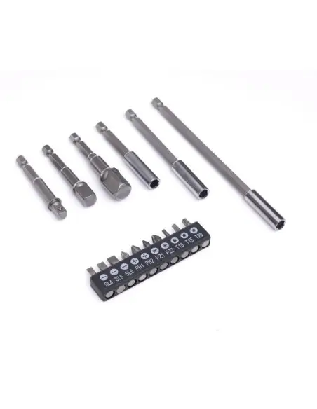 Set suporturi, adaptoare si biti 16 buc, KD10955, Kraft&Dele