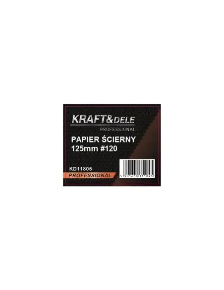 Hartie abraziva, 50 buc P120 125mm, KD11805, Kraft&Dele Hartie abraziva, 50 buc P120 125mm, KD11805, Kraft&Dele