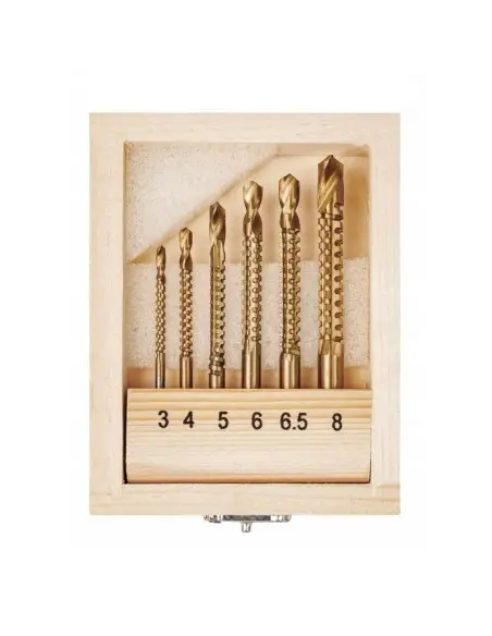 Set freze pentru lemn, 6 buc 3-8mm, KD997, Kraft&Dele Set freze pentru lemn, 6 buc 3-8mm, KD997, Kraft&Dele