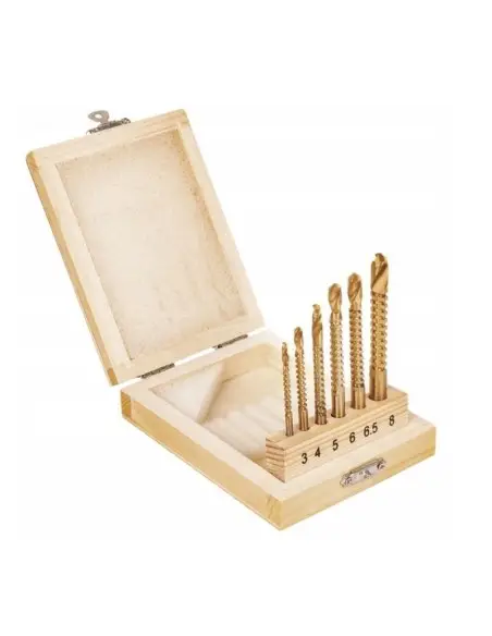 Set freze pentru lemn, 6 buc 3-8mm, KD997, Kraft&Dele Set freze pentru lemn, 6 buc 3-8mm, KD997, Kraft&Dele