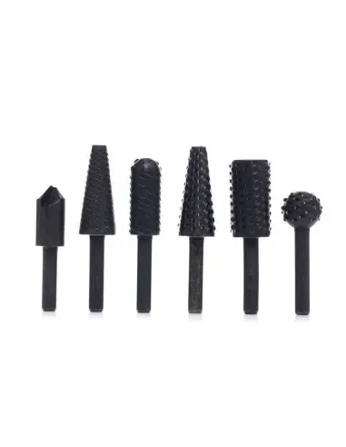 Freze pentru metal si lemn, 6 buc, KD11214, Kraft&Dele