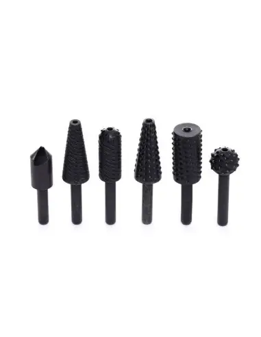 Freze pentru metal si lemn, 6 buc, KD11214, Kraft&Dele