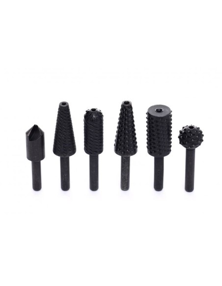 Freze pentru metal si lemn, 6 buc, KD11214, Kraft&Dele