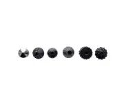 Freze pentru metal si lemn, 6 buc, KD11214, Kraft&Dele