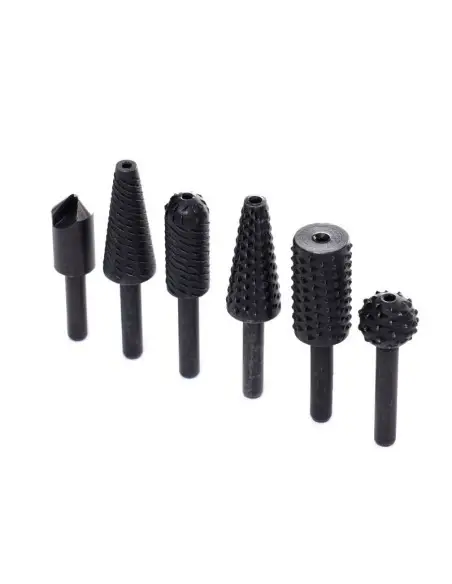 Freze pentru metal si lemn, 6 buc, KD11214, Kraft&Dele