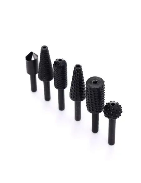 Freze pentru metal si lemn, 6 buc, KD11214, Kraft&Dele