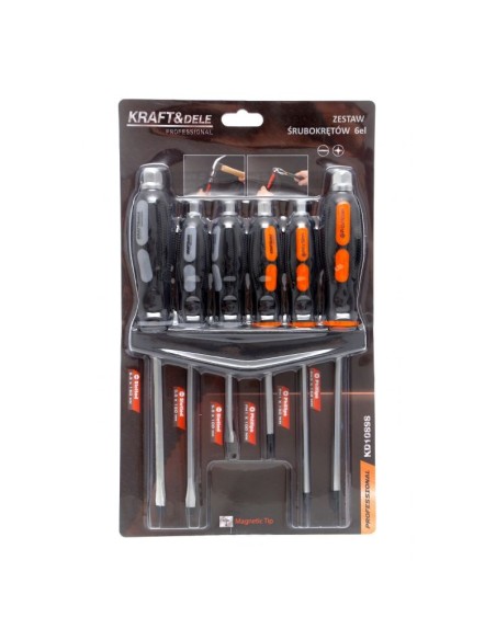 Set surubelnite, 6 buc, KD10898, Kraft&Dele