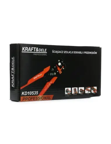 Cleste pentru dezizolat cabluri electrice, 205mm, KD10535, Kraft&Dele Cleste pentru dezizolat cabluri electrice, 205mm, KD10535, Kraft&Dele