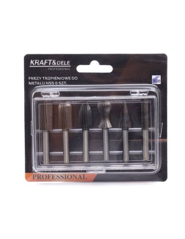 Freze pentru metal, 6 buc, KD11215, Kraft&Dele Freze pentru metal, 6 buc, KD11215, Kraft&Dele