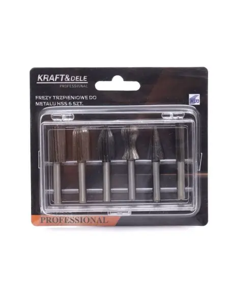Freze pentru metal, 6 buc, KD11215, Kraft&Dele Freze pentru metal, 6 buc, KD11215, Kraft&Dele