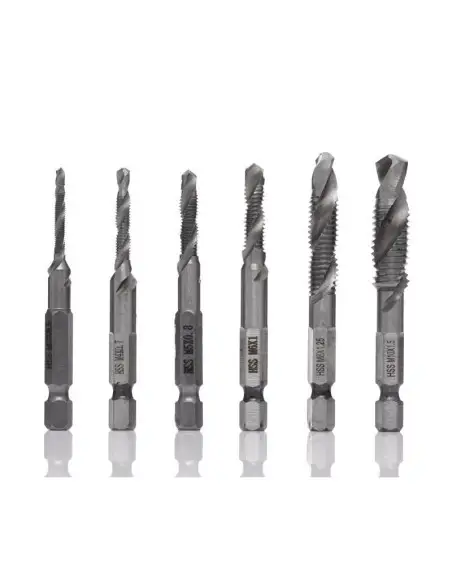 Set burghie pentru filetare, M3 M10, KD980, Kraft&Dele