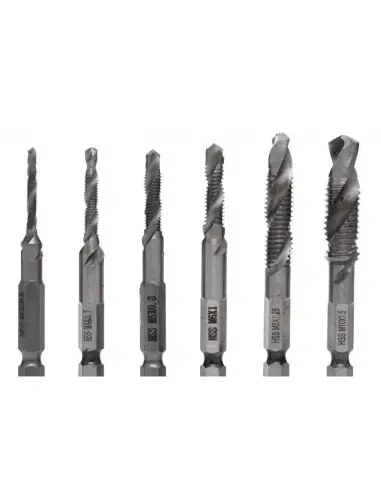 Set burghie pentru filetare, M3 M10, KD980, Kraft&Dele