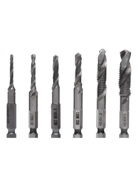 Set burghie pentru filetare, M3 M10, KD980, Kraft&Dele