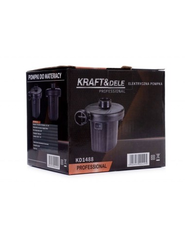 Pompa electrica, pentru saltele/piscine/mingi, KD1488, Kraft&Dele