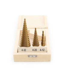 Burghie in trepte, 4-32mm 3 buc, KD10244, Kraft&Dele