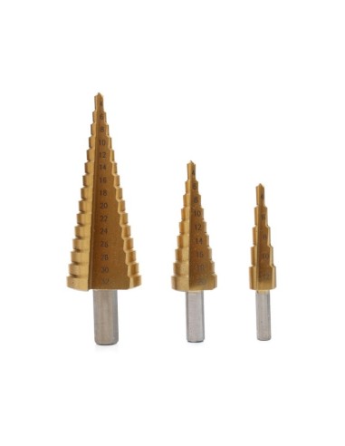 Burghie in trepte, 4-32mm 3 buc, KD10244, Kraft&Dele