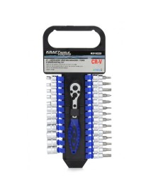 Set bit torx cu crichet, 27 elemenet 1/4", KD10225, Kraft&Dele