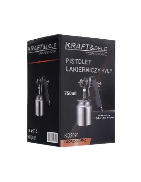 Pistol de pulverizare HVLP, 750 ml, KD2091, Kraft&Dele