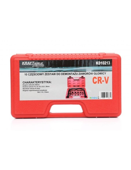 Kit pentru demontat si montat arcurile de la supapa, 10 buc, KD10213, Kraft&Dele