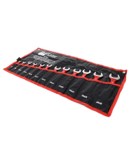 Set chei fixe, combinate 12 buc, KD10924, Kraft&Dele Set chei fixe, combinate 12 buc, KD10924, Kraft&Dele