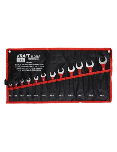 Set chei fixe, combinate 12 buc, KD10924, Kraft&Dele Set chei fixe, combinate 12 buc, KD10924, Kraft&Dele