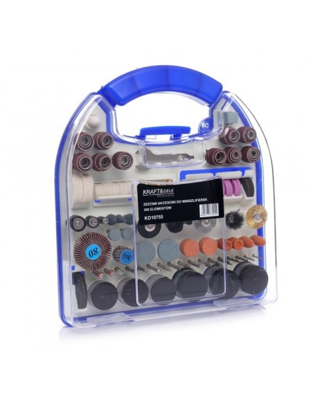 Accesorii mini polizor drept, 300 buc, KD10755, Kraft&Dele Accesorii mini polizor drept, 300 buc, KD10755, Kraft&Dele