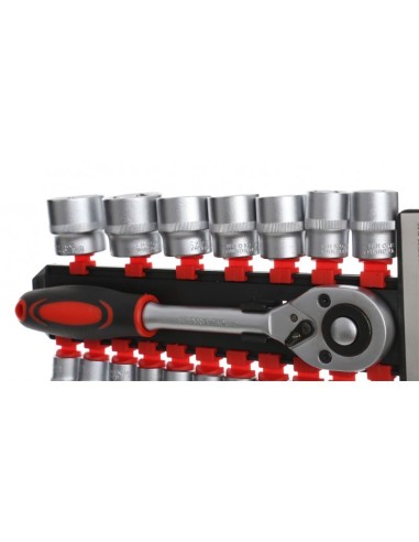 Set chei tubulare, 1/2" 19 buc, KD10108, Kraft&Dele