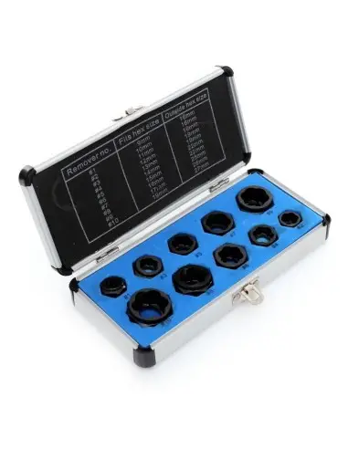 Extractoare pentru suruburi defecte, 10 buc, KD10268, Kraft&Dele