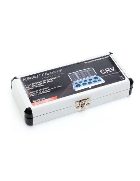 Extractoare pentru suruburi defecte, 10 buc, KD10268, Kraft&Dele