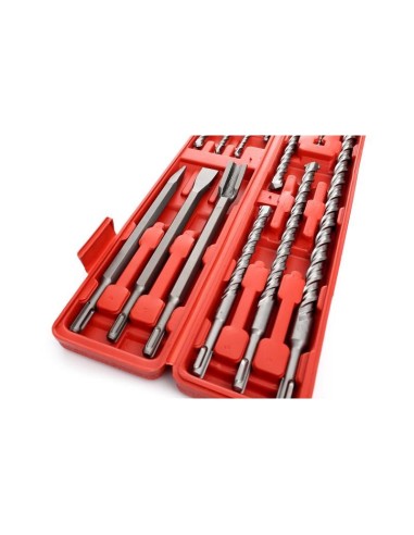 Set 9 burghie, S4 + 3 dalti SDS+, KD10206, Kraft&Dele