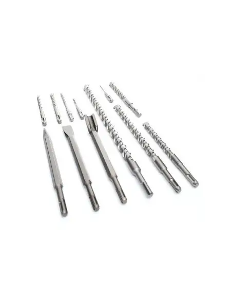 Set 9 burghie, S4 + 3 dalti SDS+, KD10206, Kraft&Dele