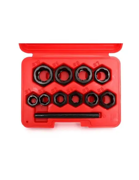 Extractoare pentru suruburi rupte, 10 buc, KD10269, Kraft&Dele