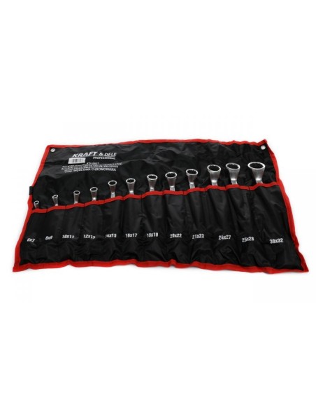Set chei inelare combinate, 6-32mm 12 buc, KD10927, Kraft&Dele