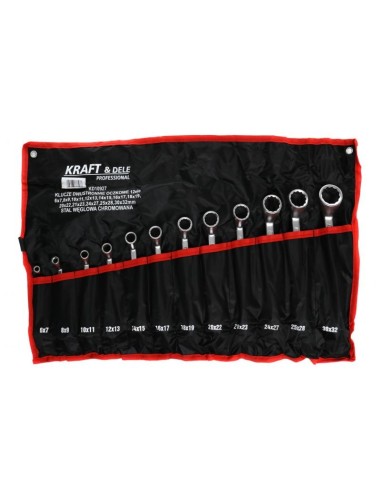 Set chei inelare combinate, 6-32mm 12 buc, KD10927, Kraft&Dele