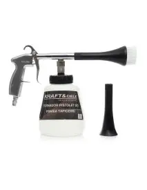 Pistol pneumatic tornador, Kraft&Dele, KD10379, spalare tapiserie, 2 duze
