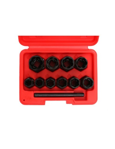 Extractoare pentru suruburi rupte, 10 buc, KD10270, Kraft&Dele Extractoare pentru suruburi rupte, 10 buc, KD10270, Kraft&Dele