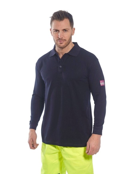 Tricou Polo cu maneci lungi, ignifug, antistatic Tricou Polo cu maneci lungi, ignifug, antistatic