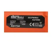 RESIGILAT- Polizor unghiular, 1400W, KD1724, Kraft&Dele