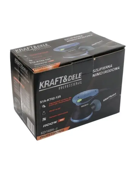 Slefuitor excentric, 1100W, KD1684-Z, Kraft&Dele Slefuitor excentric, 1100W, KD1684-Z, Kraft&Dele